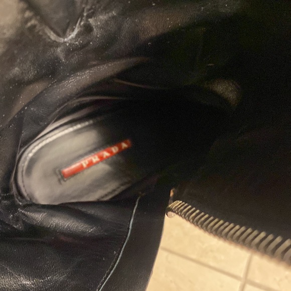 Prada Womens Motorcycle Boot size 8/38 - Picture 6 of 6